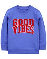 Baby Good Vibes Pullover Sweatshirt