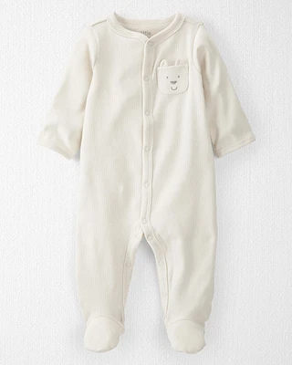 Baby Organic Cotton Snap-Up Sleeper