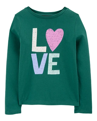 Kid Love Long-Sleeve Graphic Tee