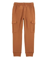 Kid Pull-On Knit Cargo Pants