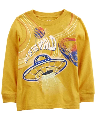 Toddler Spaceship Jersey Tee