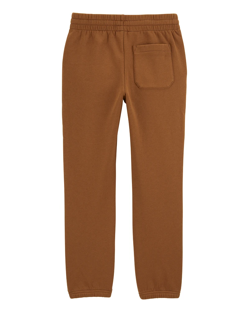 Kid Pull-On Fleece Pants