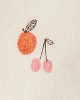 Toddler Fruit Print Organic Cotton 2-Piece Pyjamas