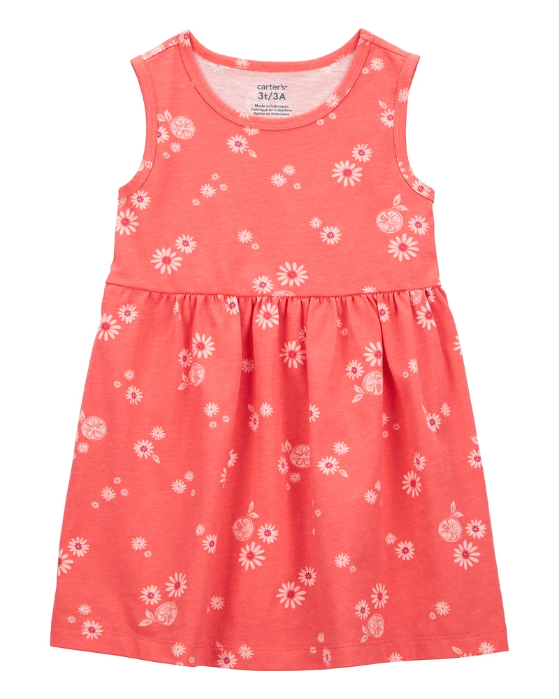 Toddler Floral Tank Dress