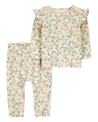 Baby 2-Piece Floral Pant Set