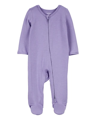 Baby Zip-Up PurelySoft Sleeper Pyjamas