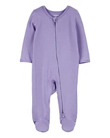 Baby Zip-Up PurelySoft Sleeper Pyjamas