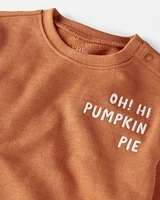 Baby Organic Cotton Pumpkin Pie Bubble Bodysuit