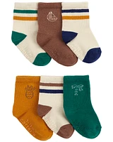 Baby 6-Pack Striped Socks