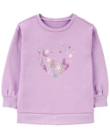 Baby Heart Fleece Sweatshirt