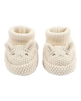 Baby Purely Soft Easter Bunny Crochet Booties 