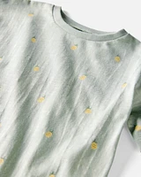 Toddler Organic Cotton Pineapple-Print Tee