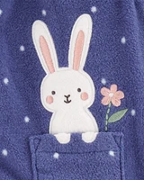 Baby 3-Piece Bunny Fleece Little Vest Set