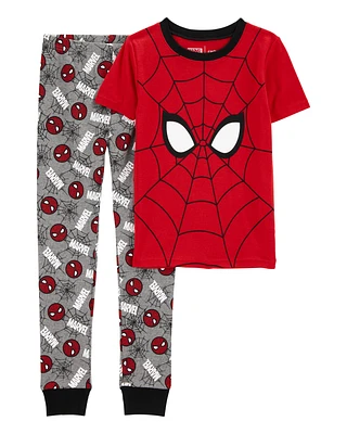 Kid MARVEL© Snug Fit Cotton 2-Piece Pyjamas
