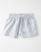 Baby 2-Piece Organic Cotton Gauze Checkered Set
