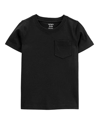 Baby Solid Short-Sleeve Tee - Black