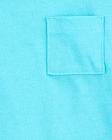 Toddler Solid Short-Sleeve Pocket Tee