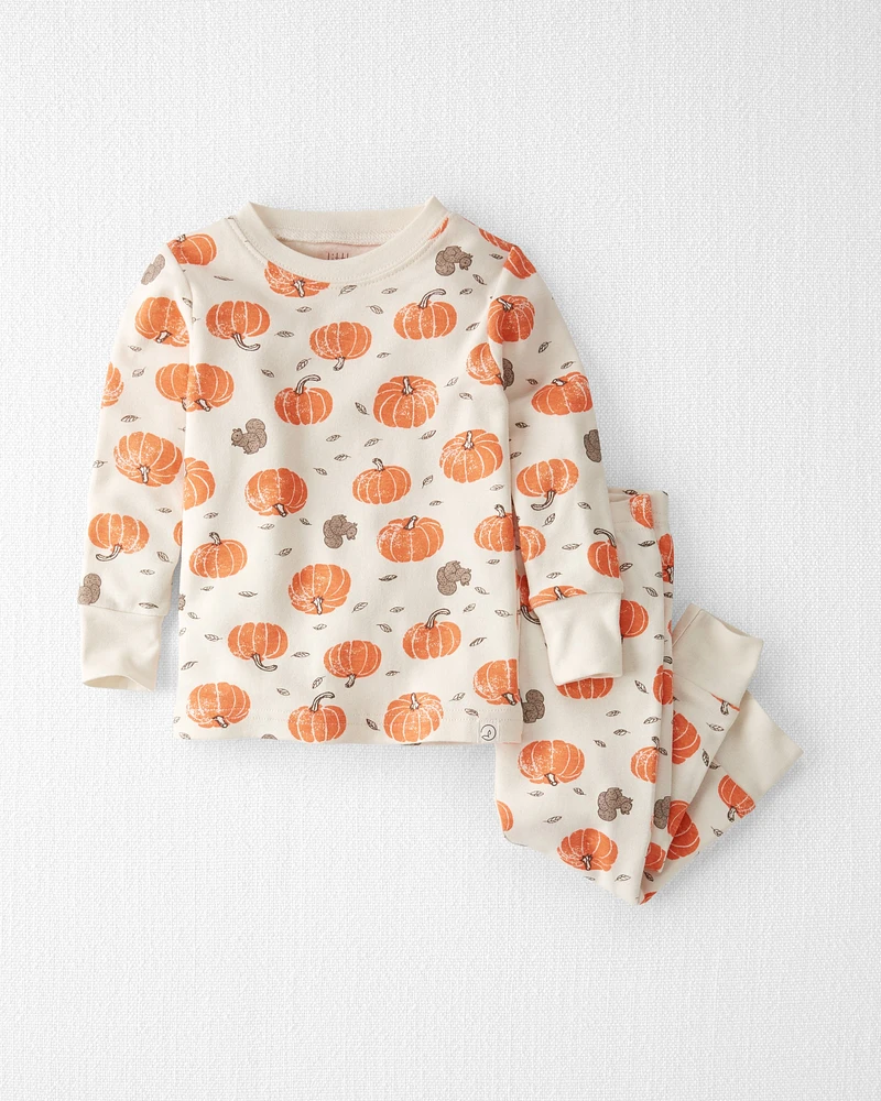 Baby Organic Cotton Pyjamas Harvest Hollow Print