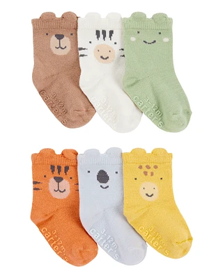 Baby 6-Pack Animal Booties