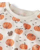 Kid Organic Cotton Pyjamas Set Harvest Pumpkins