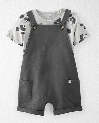 Toddler 2-Piece Organic Cotton Romper Set