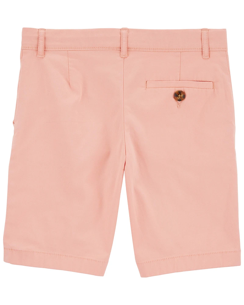 Pastel Stretch Chino Shorts