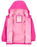 Toddler Fuchsia Fleece-Lined Lightweight Jacket