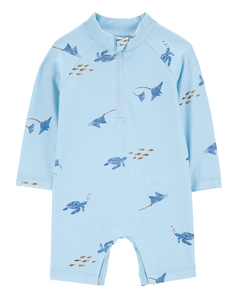 Baby Turtle Rashguard - Blue
