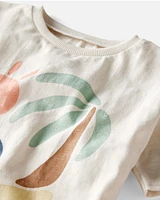 Toddler Organic Cotton Beach-Print Tee