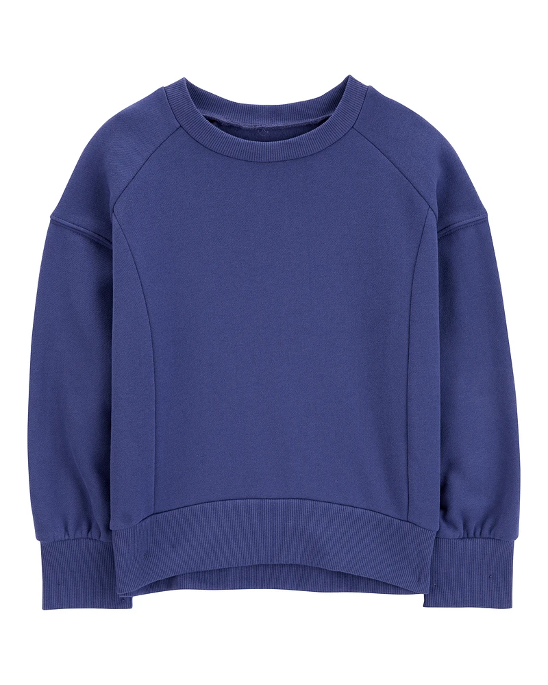 Kid Fleece Crew Neck Sweatshirt