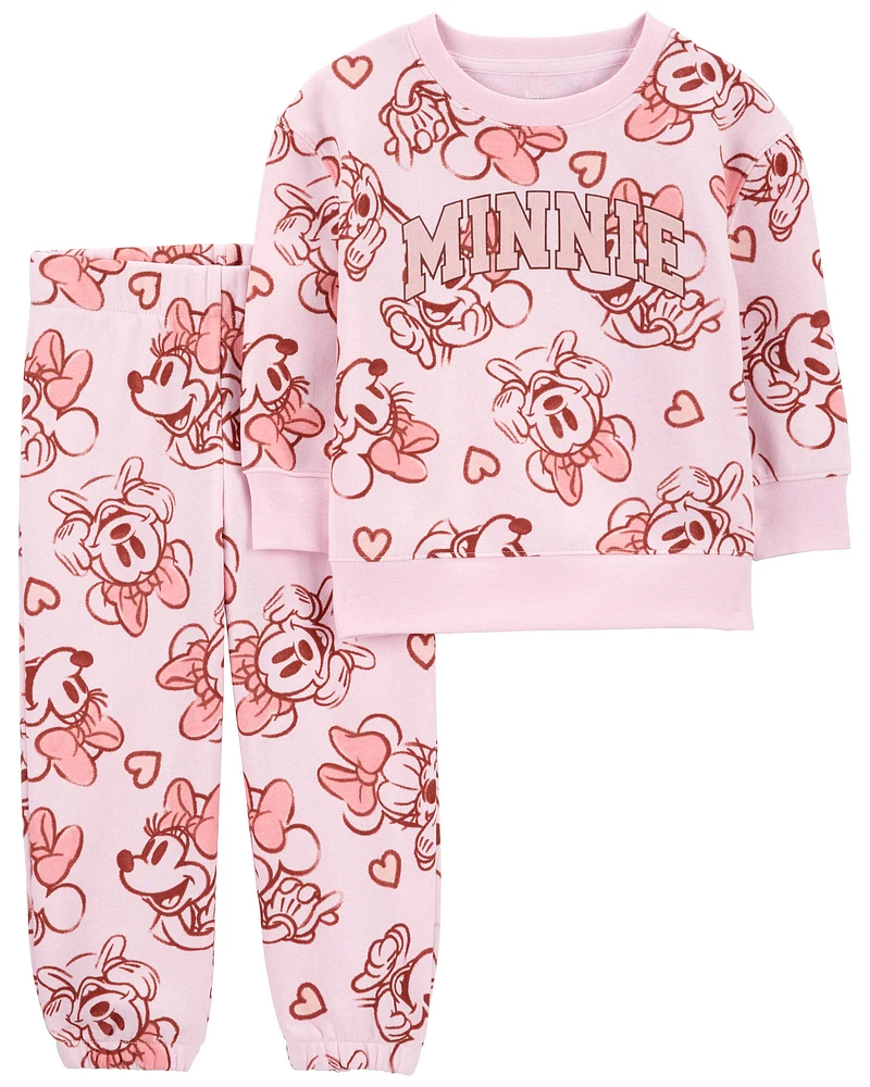 Toddler 2-Piece Minnie Mouse Sweatshirt & Pant Set