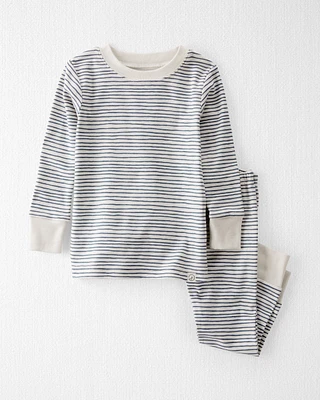 Baby Organic Cotton Pajamas Set Stripes