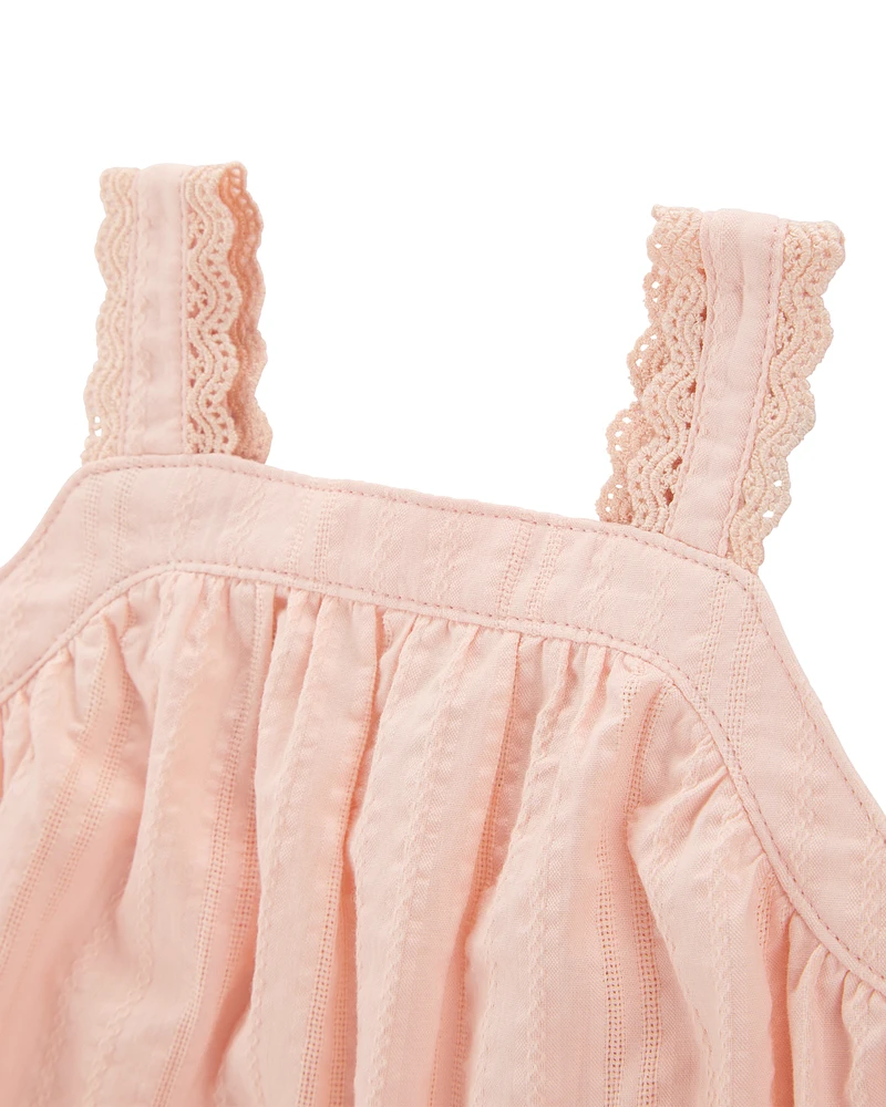 Baby 3-Piece Lace Trim Outfit Set