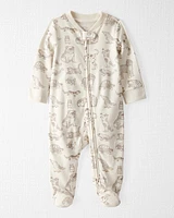 Baby Organic Cotton Animal-Print Sleeper