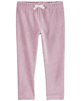 Toddler Pull-On Velour Pants