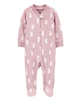 Baby Bunny 2-Way Zip Thermal Sleeper Pyjamas