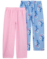 Kid 2-Pack Loose Fit Pyjama Pants