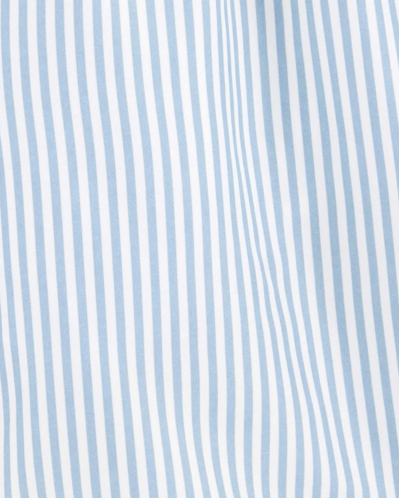 Kid Striped Swim Trunks - Blue