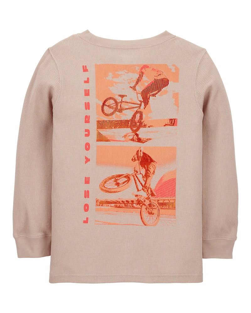 Kid BMX Bike Thermal Graphic Tee