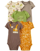 Baby 5-Pack Short-Sleeve Bodysuits