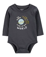 Baby Mama Is Out Of This World Long-Sleeve Bodysuit