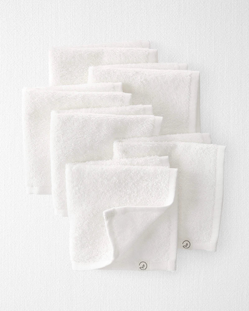 Baby 6-Pack Organic Cotton Washcloths