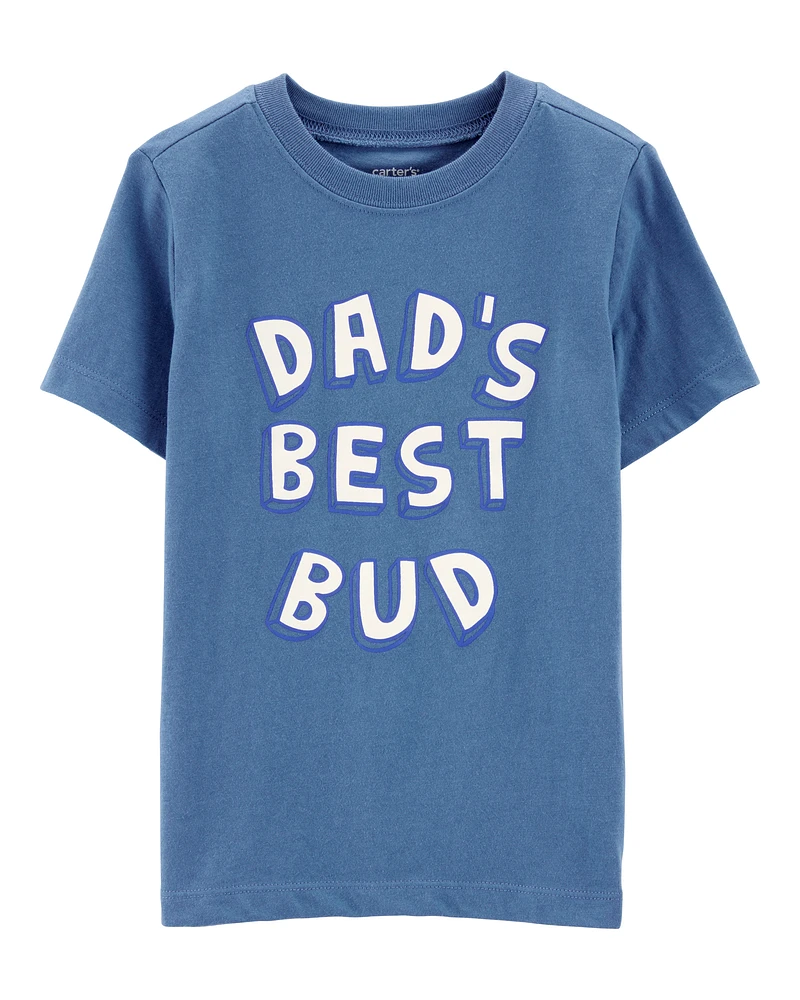 Toddler Dad's Best Bud Graphic Tee