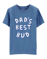 Toddler Dad's Best Bud Graphic Tee