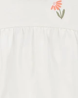 Baby 2-Piece Floral Peplum Bodysuit Pant Set