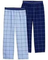 Kid 2-Piece Plaid Pyjama Pants