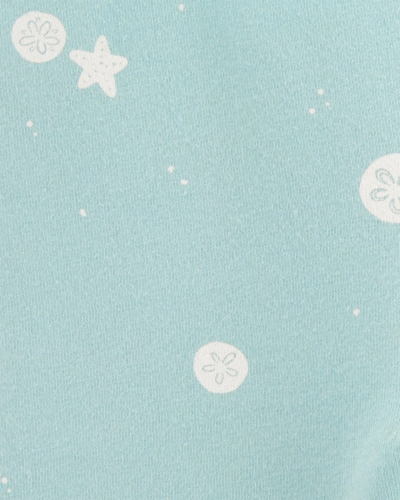 Toddler Sea Print Bike Shorts