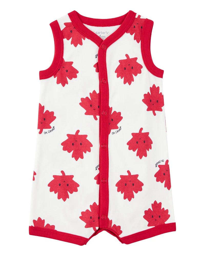Baby Canada Day Romper