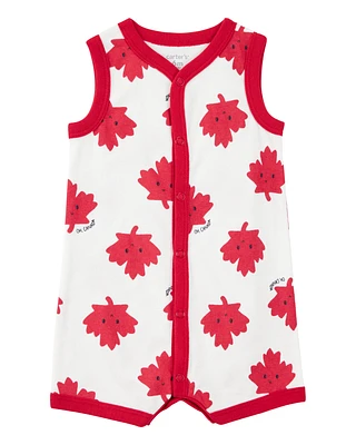 Baby Canada Day Romper