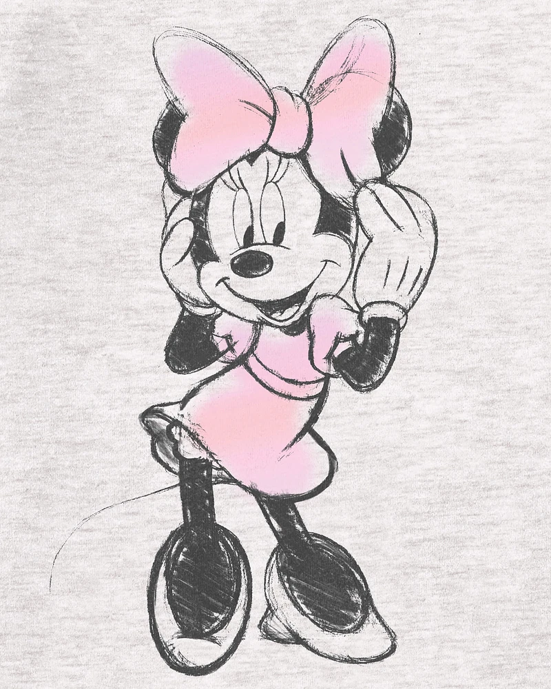 Kid Minnie Mouse Tee - Grey